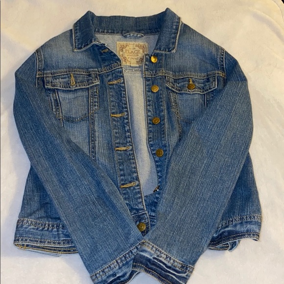 The Children's Place Other - It’s a light blue denim jacket.